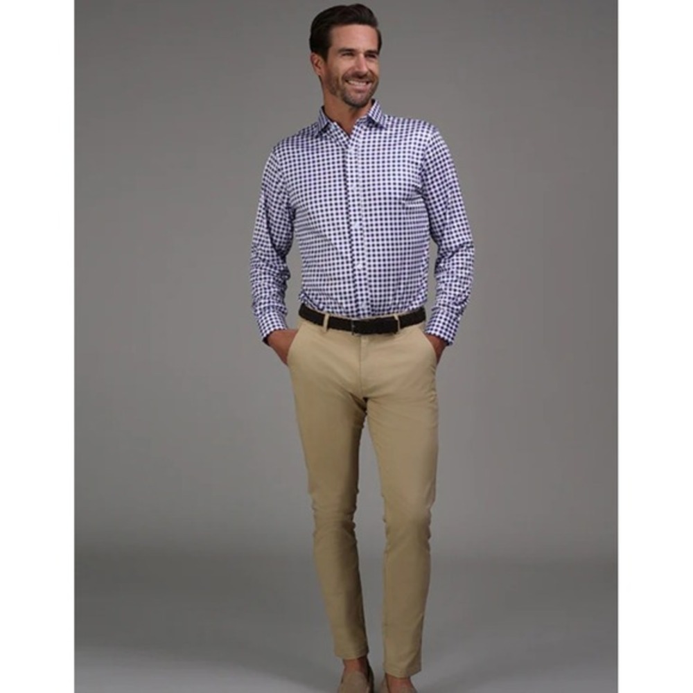 NWT Collars‎ and Co CEO Chino Classic Pocket Cotton Stretch Pants
Khaki 38x34